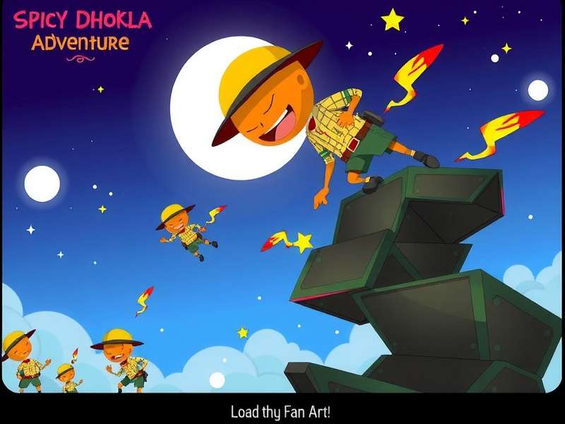Spicy Dhokla Adventure fan art examples